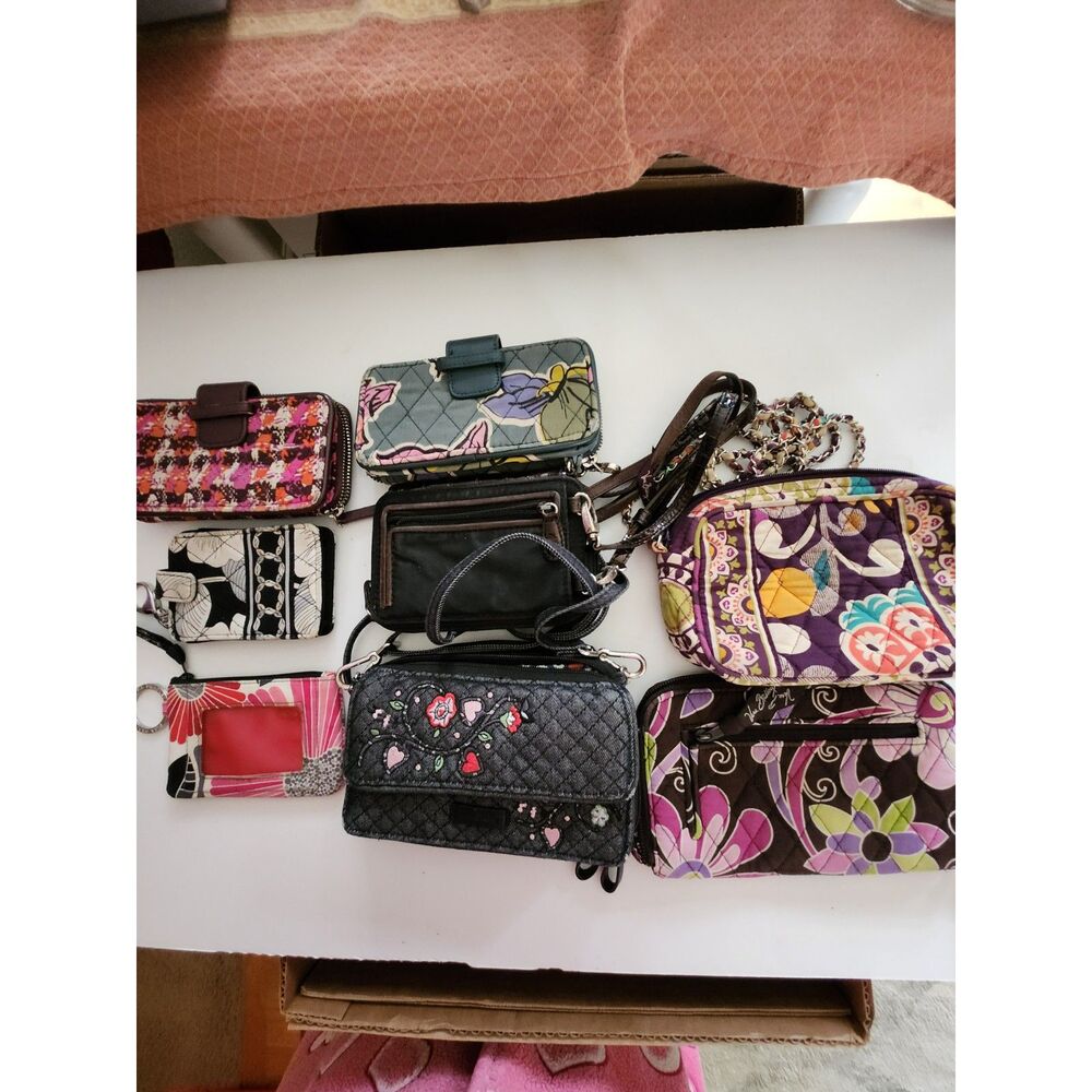 INVENTORY REDUCTION SALE. 8 Vera Bradley Wallets and Wristlets Bundle NB